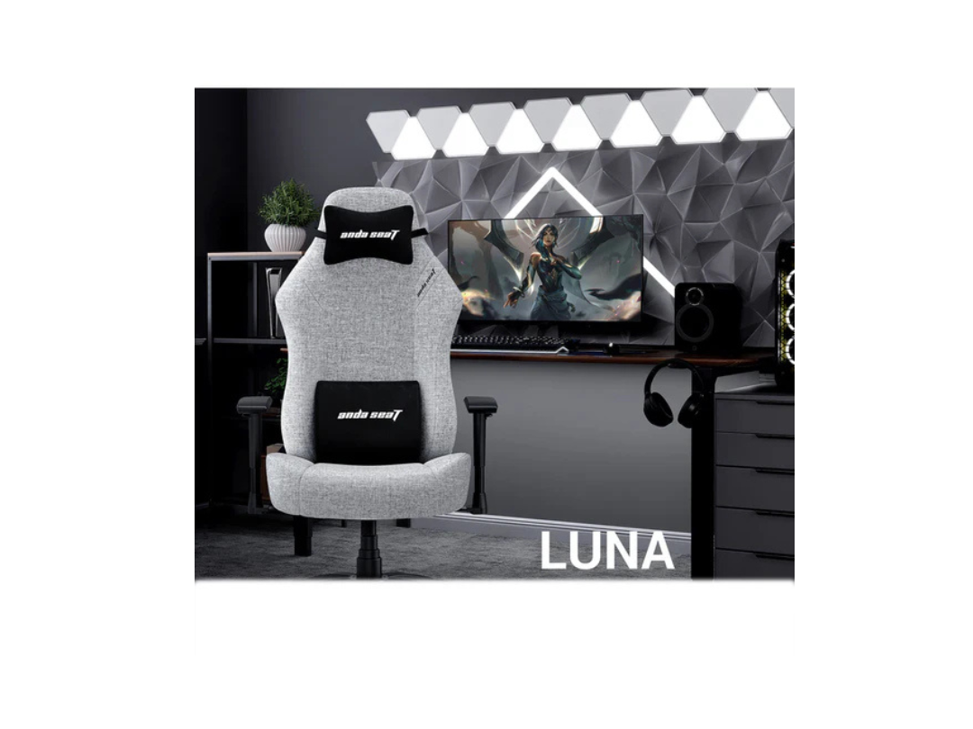AndaSeat LUNA Large Gaming Chair - Premium Grey, Ergonomic, Adjustable AndaSeat LUNA Large Gaming Chair - Premium Grey, Ergonomic, Adjustable
